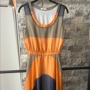 Stunning Celine silk Sleeveless Dress Sz small. Worn one time.